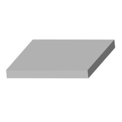 Šamotová deska spodní, zadní KV 025G 02